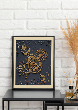 Bead Embroidery Kit Main Bead Embroidery Kit Golden talisman