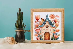 Cross Stitch Kit Cross-stitch kits Sing for us, little bird!