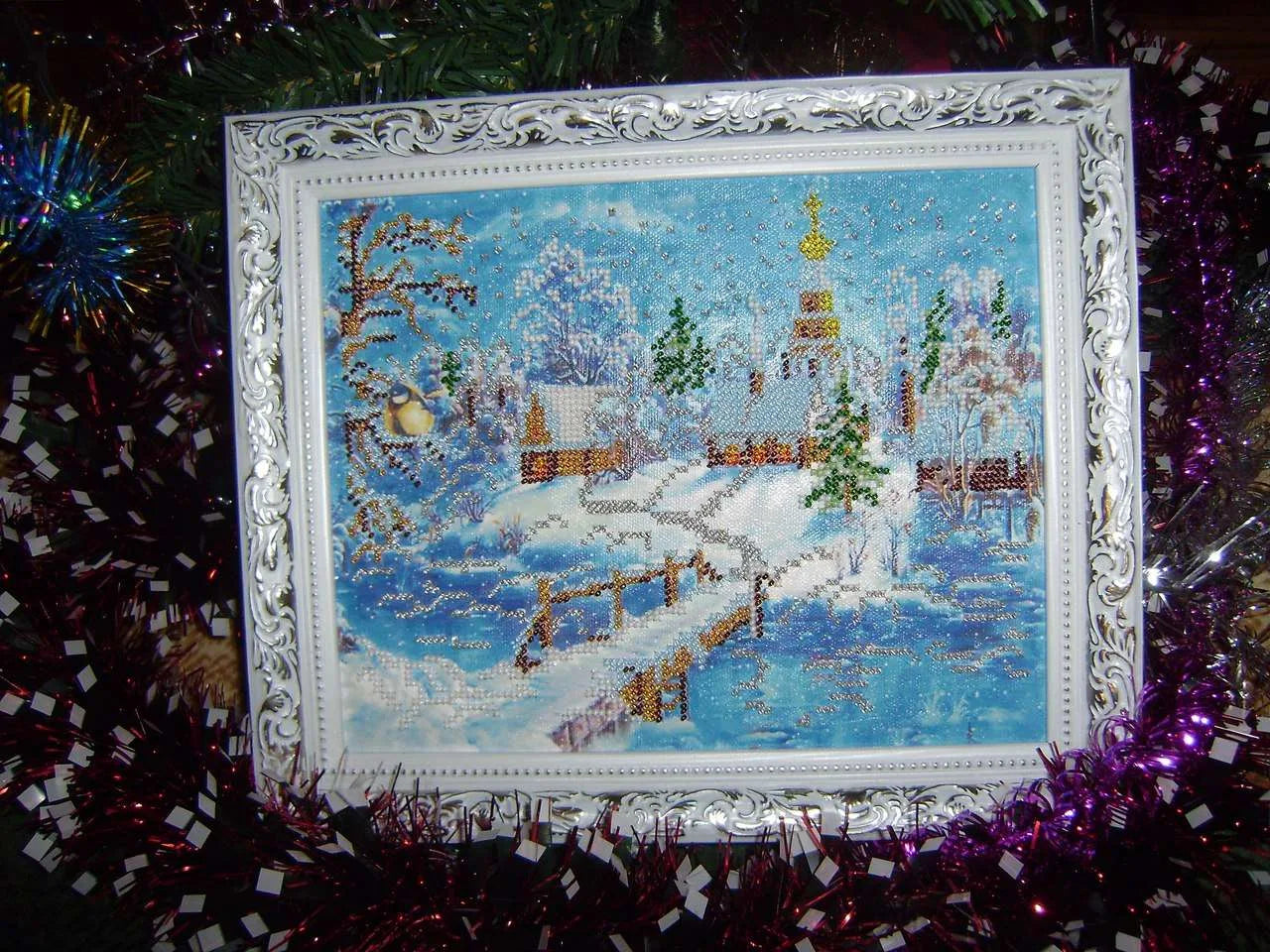 Bead Embroidery Kit Main Bead Embroidery Kit Country evenings