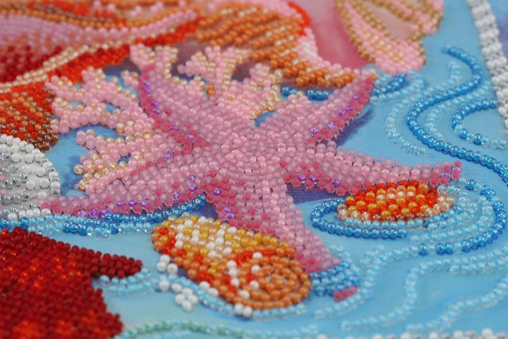 Bead Embroidery Kit Main Bead Embroidery Kit Azure coast