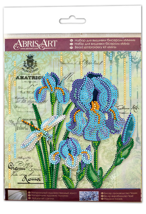 Bead Embroidery Kit Mini Bead embroidery kit Ultramarine