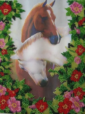Bead Embroidery Kit Love
