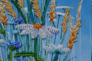Bead Embroidery Kit Main Bead Embroidery Kit Chamomile etude-1
