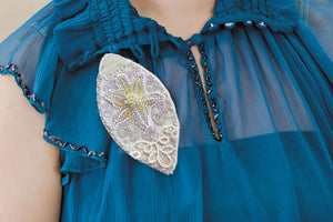 Brooch Embroidery Kit Decoration A little puzzle