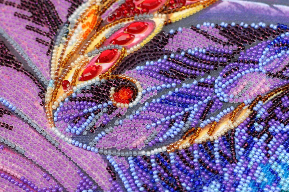 Bead Embroidery Kit Main Bead Embroidery Kit Two elements