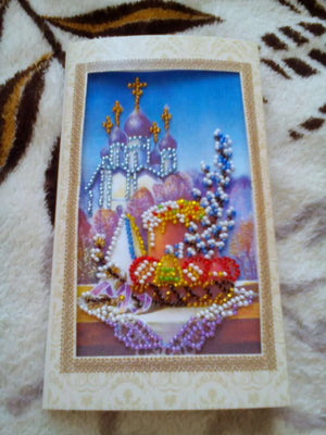 Postcards Bead Embroidery Kit Postcard Bead embroidery kit Easter – 8