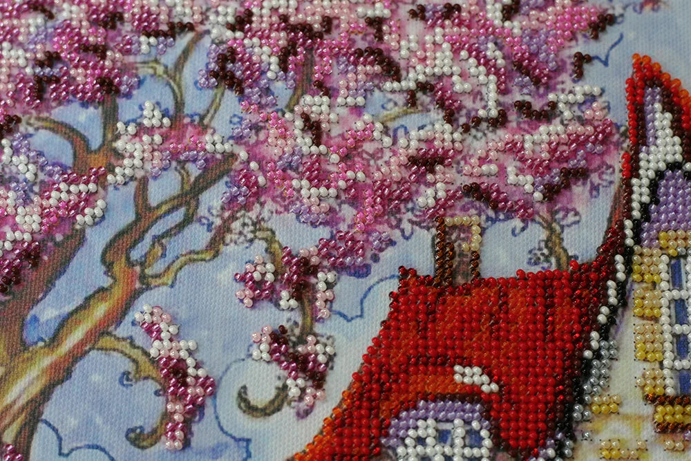 Bead Embroidery Kit Main Bead Embroidery Kit Fabulous summer