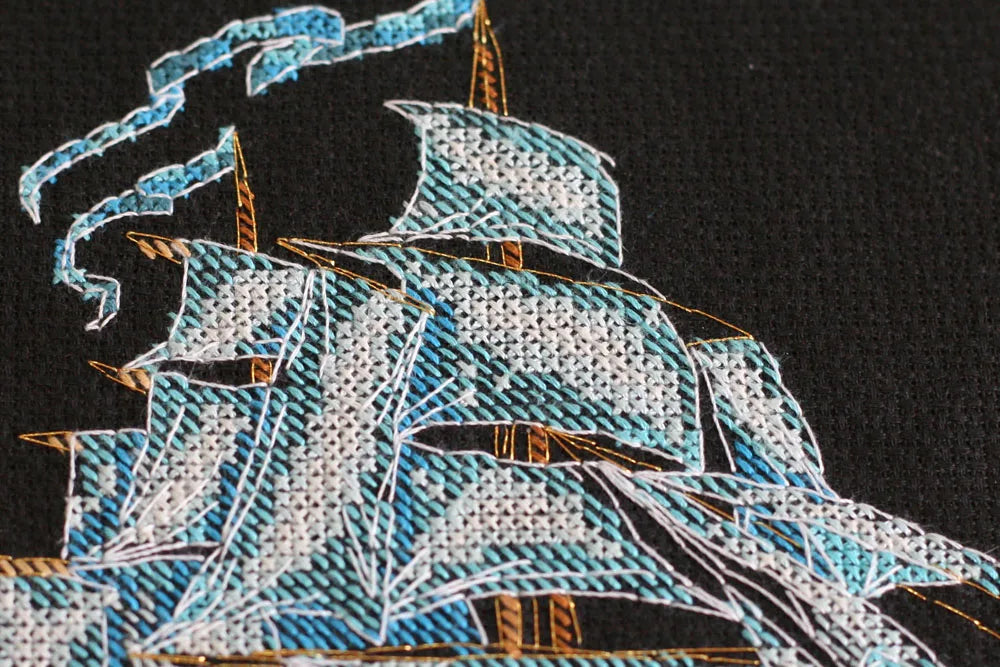 Cross Stitch Kit Cross-stitch kits Sailboat
