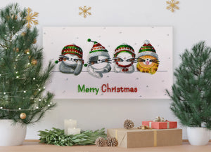 Bead Embroidery Kit Main Bead Embroidery Kit Holiday cats