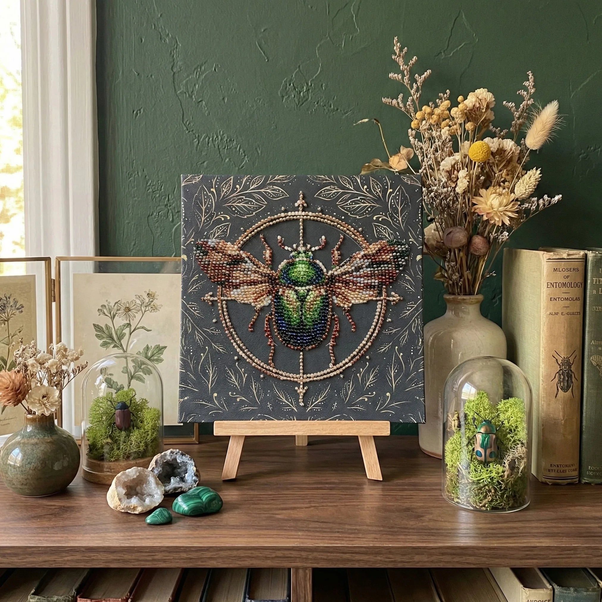 Bead Embroidery Kit Mini Bead embroidery kit The Alchemy of Nature (Animals and birds)
