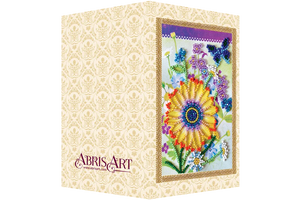 Postcards Bead Embroidery Kit Postcard bead embroidery kits Festive bunch of flowers