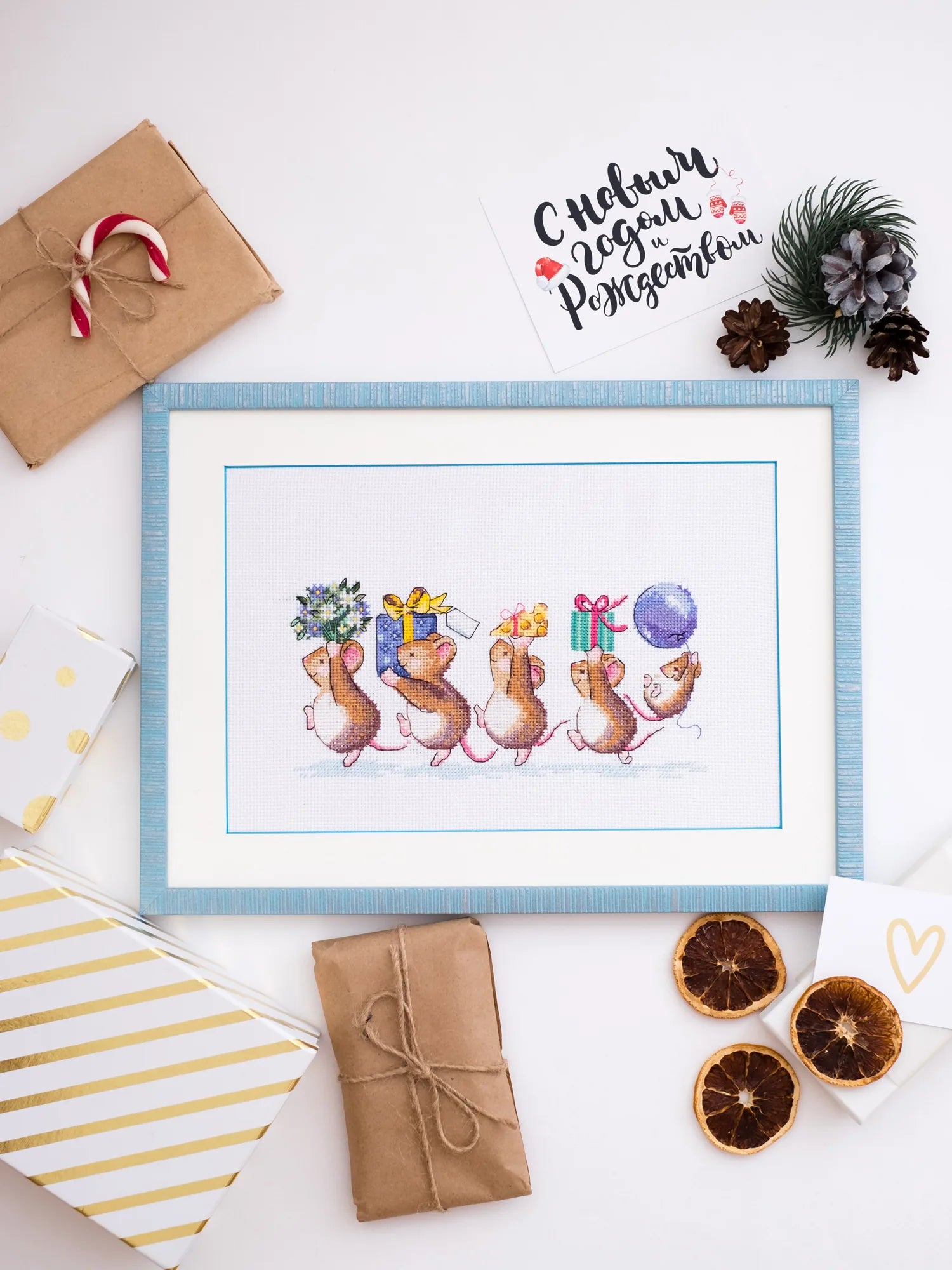 Cross Stitch Kit Cross-stitch kits We are in a hurry to greet