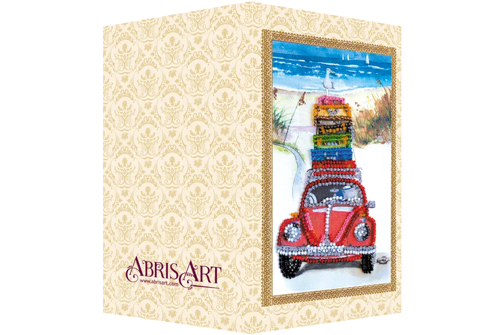 Postcards Bead Embroidery Kit Postcard Bead embroidery kit Vacation at the seaside