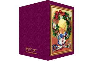 Postcards Bead Embroidery Kit Postcard Bead embroidery kit Merry Christmas – 1