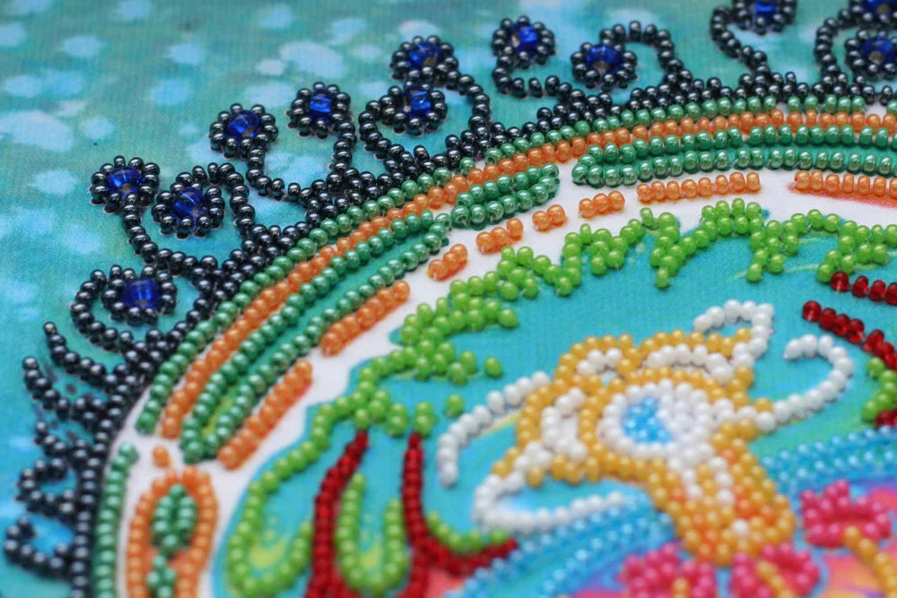 Bead Embroidery Kit Main Bead Embroidery Kit Underwater dance