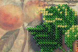 Bead Embroidery Kit Mini Bead embroidery kit Apricot branch