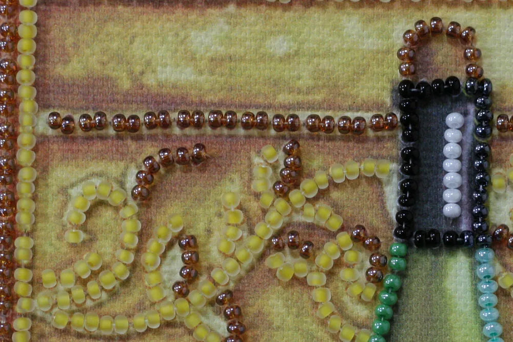 Bead Embroidery Kit Mini Bead embroidery kit Grapes and vine