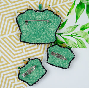 Brooch Embroidery Kit Decoration Symbol of the monarch (Decoration)