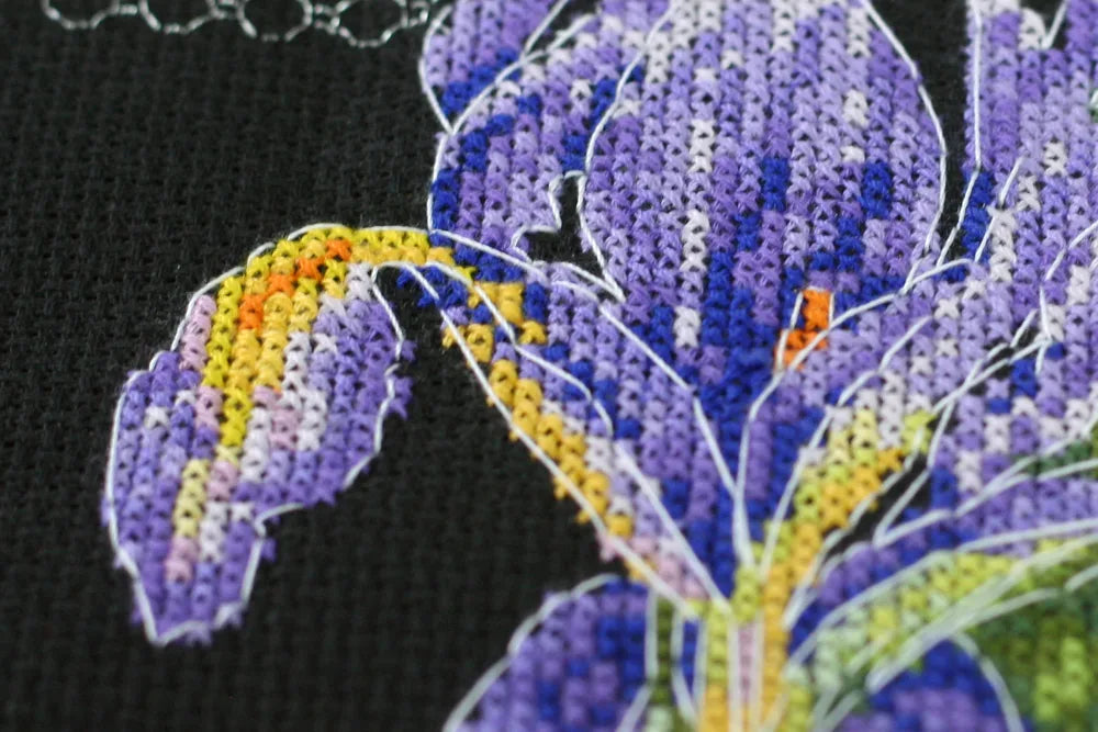 Cross Stitch Kit Cross-stitch kits Japanese irises