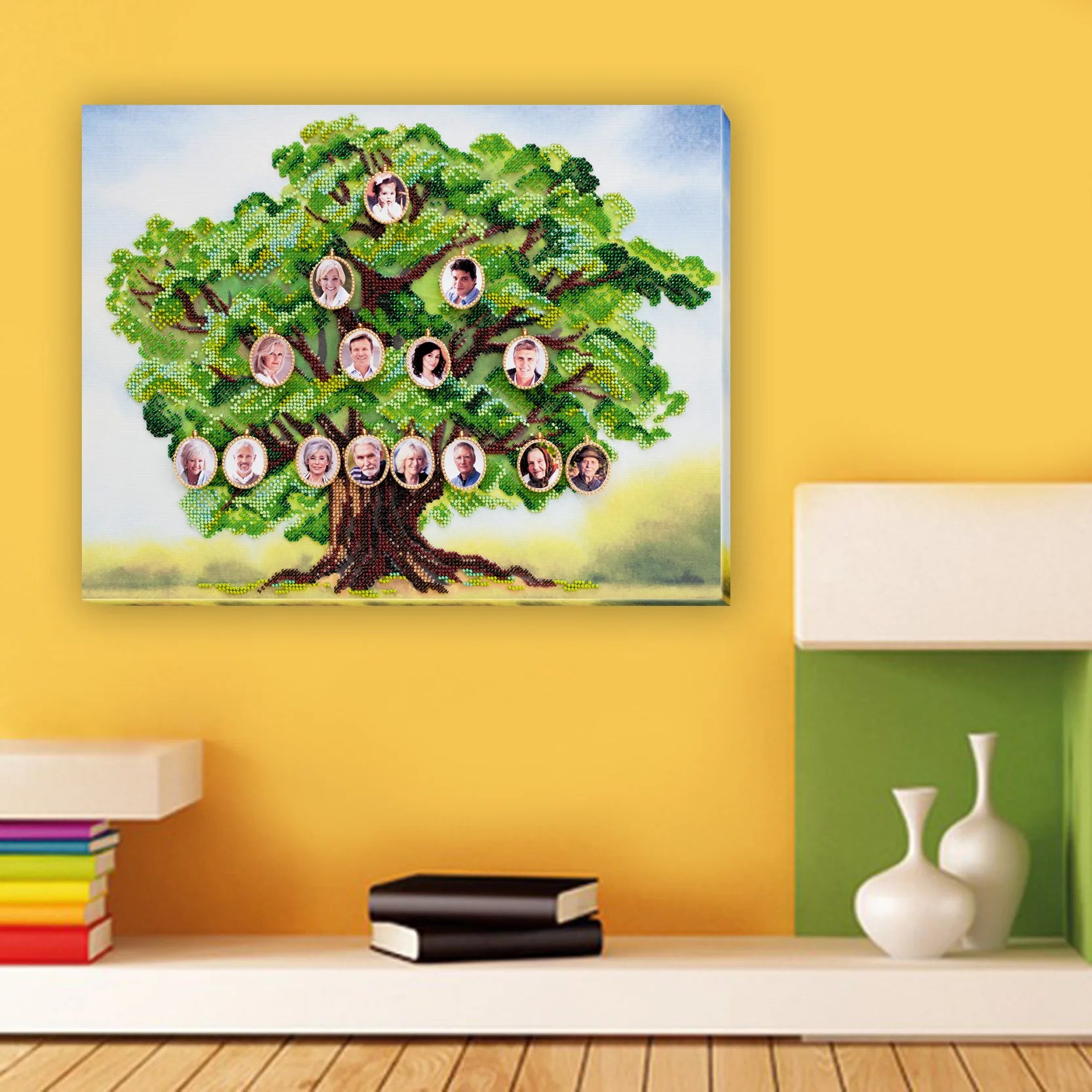 Bead Embroidery Kit Main Bead Embroidery Kit Genealogical tree