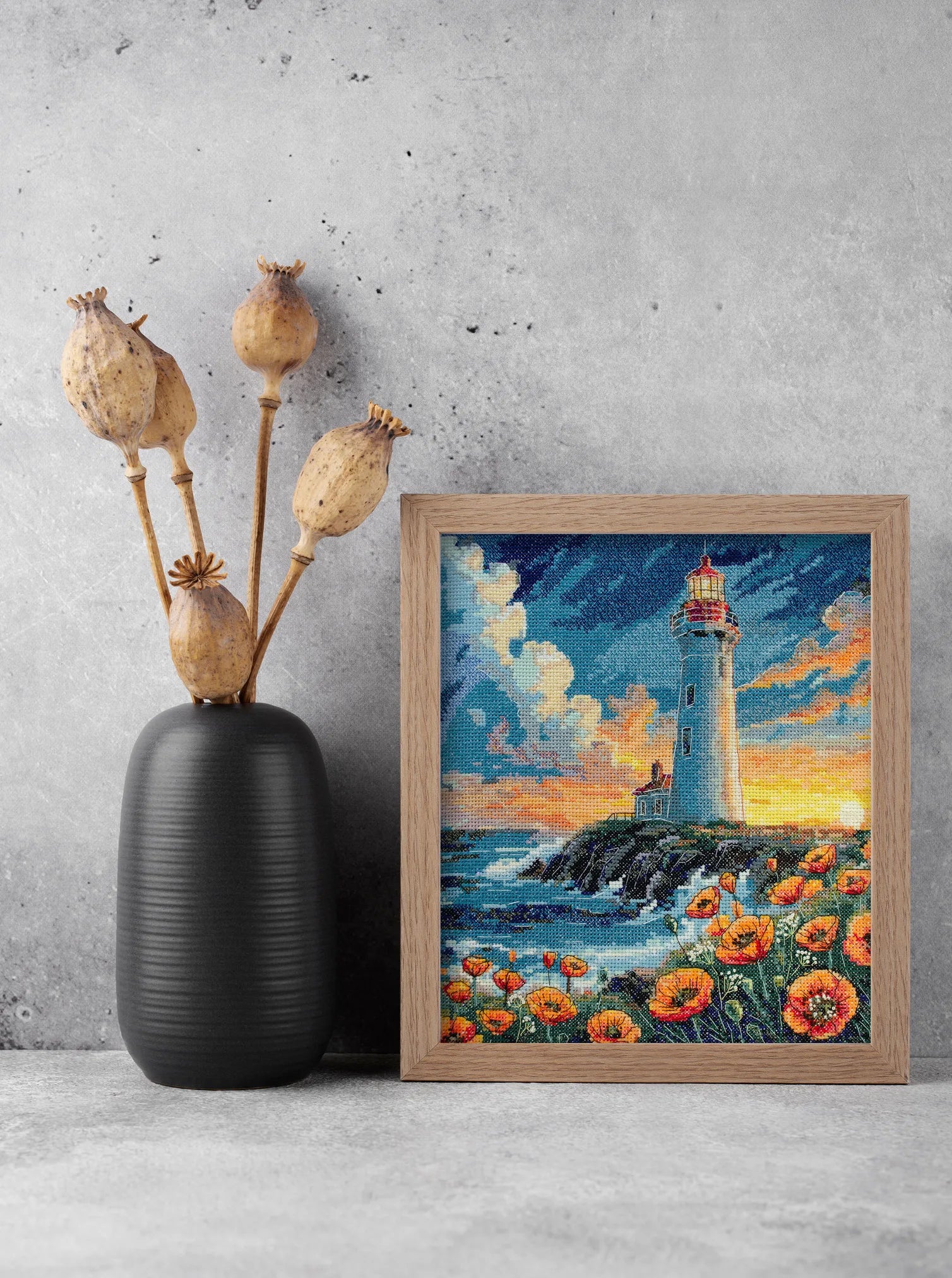 Cross Stitch Kit Cross-stitch kits Silence has color