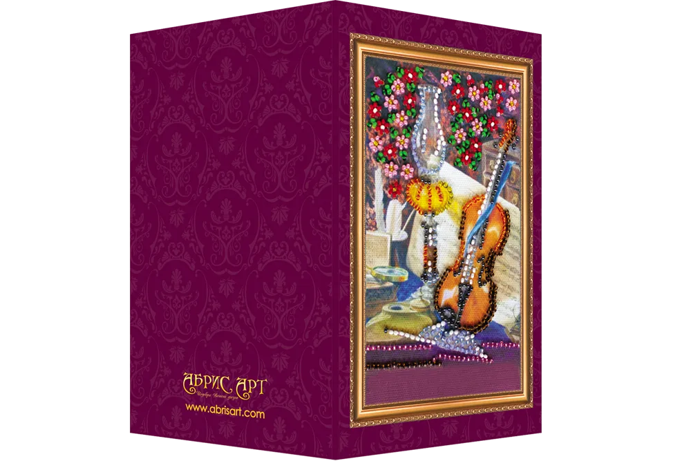 Postcards Bead Embroidery Kit Postcard Bead embroidery kit Happy Birthday – 1