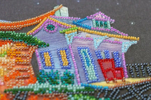 Bead Embroidery Kit Main Bead Embroidery Kit Dreams under the stars