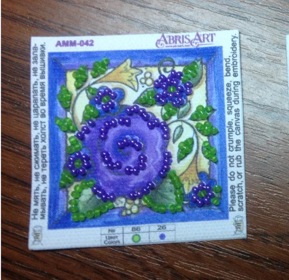 Magnets Bead Embroidery Kit Mini Magnets Bead embroidery kit Flower carpet