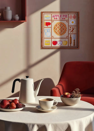 Cross Stitch Kit Cross-stitch kits Apple pie