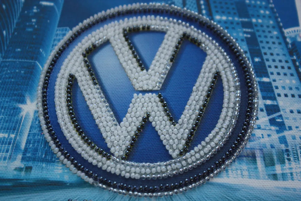 Bead Embroidery Kit Mini Bead embroidery kit Volkswagen