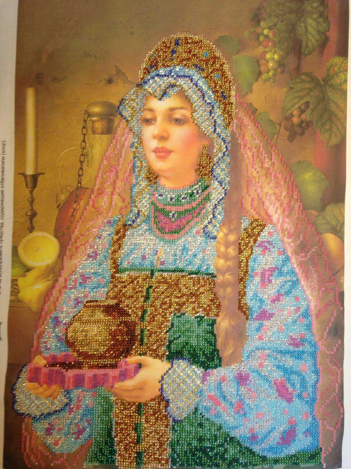 Bead Embroidery Kit Main Bead Embroidery Kit Vasilisa