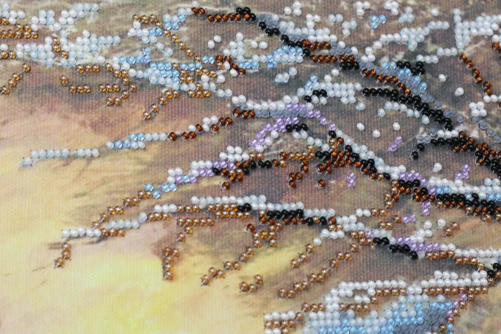 Bead Embroidery Kit Main Bead Embroidery Kit Crystal winter