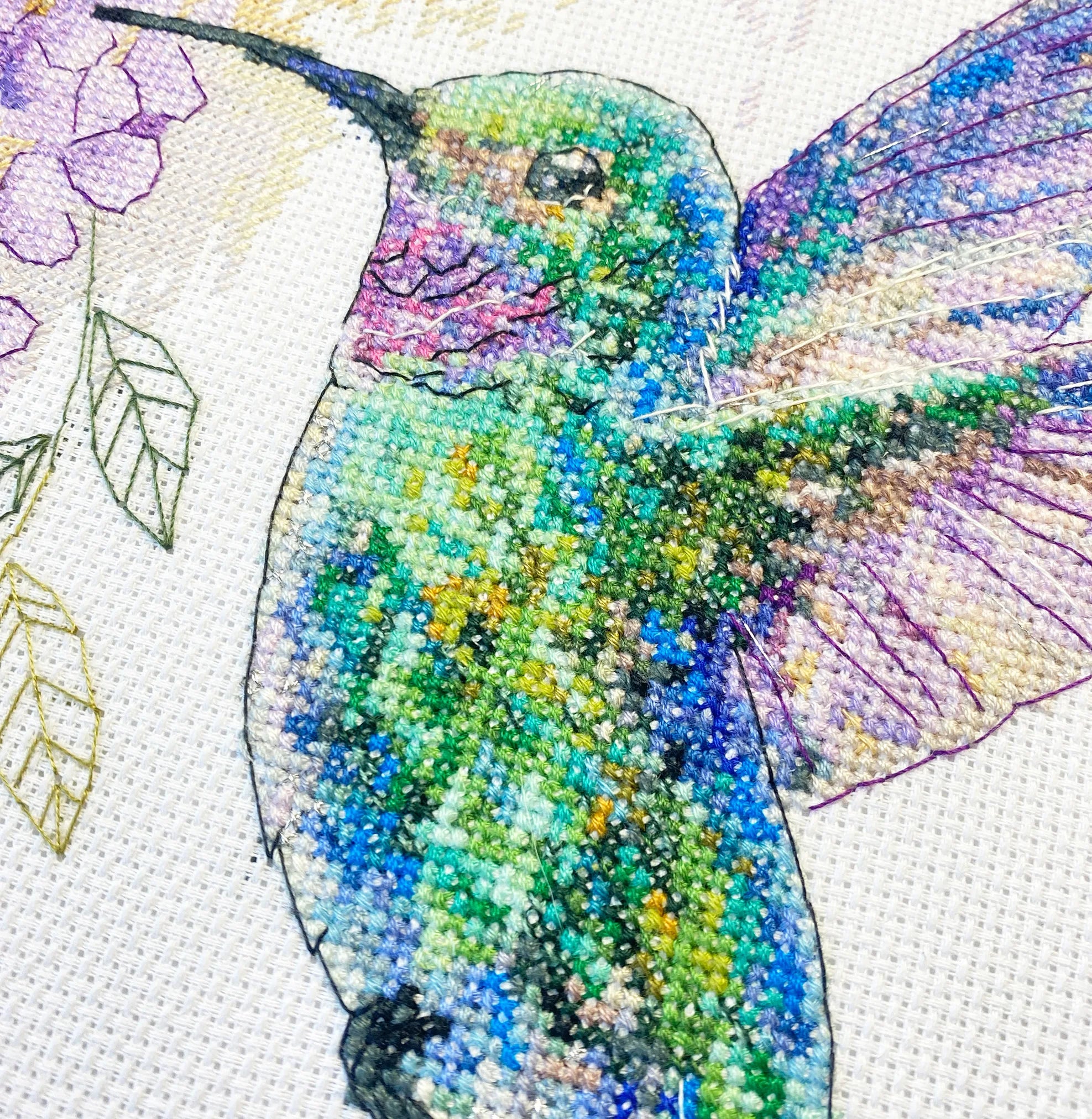 Cross Stitch Kit Cross-stitch kits The flight of the hummingbird (Animals and birds)