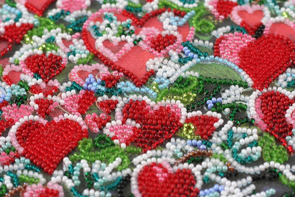 Bead Embroidery Kit Main Bead Embroidery Kit Tree of love