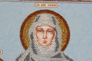 Bead Embroidery Kit Main Bead Embroidery Kit St.Vera, Nadegda, Lubov and their Mother Sophia