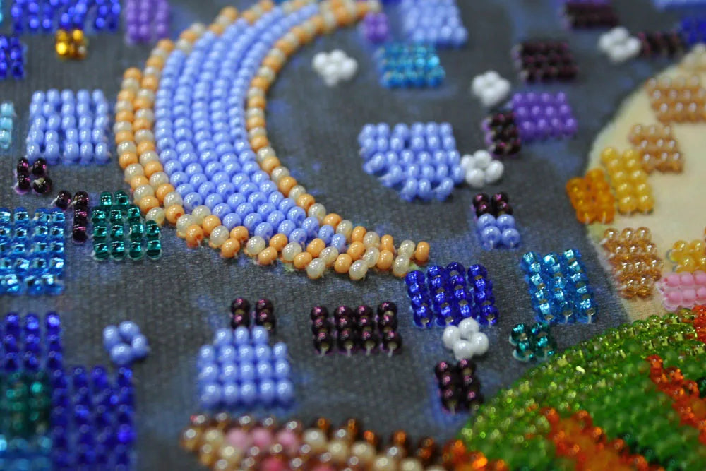 Bead Embroidery Kit Main Bead Embroidery Kit Cat's kiss