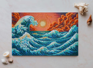 Bead Embroidery Kit Main Bead Embroidery Kit The Murmuring Sea…