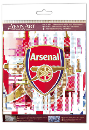 Bead Embroidery Kit Mini Bead embroidery kit FC Arsenal