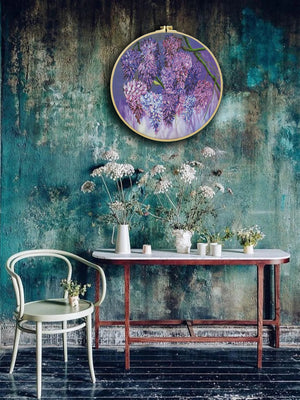 Bead Embroidery Kit Main Bead Embroidery Kit Wisteria
