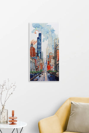Cross Stitch Kit Cross-stitch kits Big city life (Landscape)