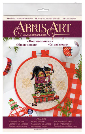 Cross Stitch Kit Cross-stitch kits Cat and mouse