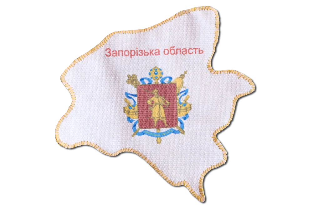 Magnets Bead Embroidery Kit Kits for embroidery with beads magnets "Map of Ukraine" Zaporizhzhya region