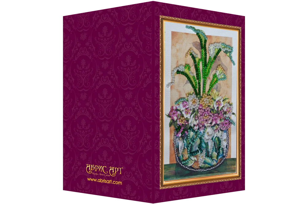 Postcards Bead Embroidery Kit Flowers – 2