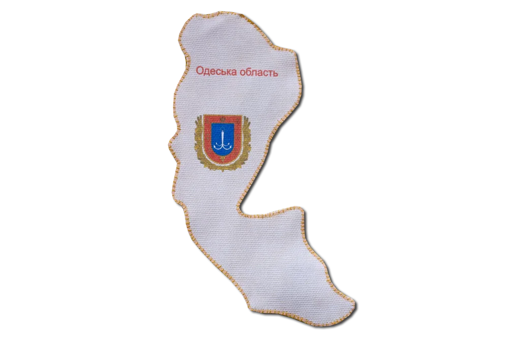 Magnets Bead Embroidery Kit Kits for embroidery with beads magnets "Map of Ukraine" Odessa region