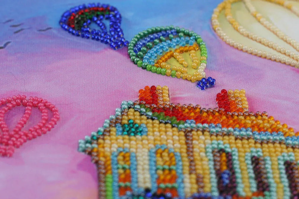 Bead Embroidery Kit Main Bead Embroidery Kit Under the colored skies