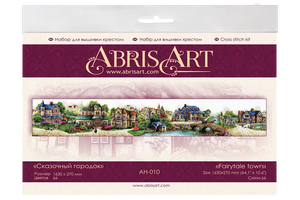 Cross Stitch Kit Cross-stitch kits Fairytale town (Landscape)