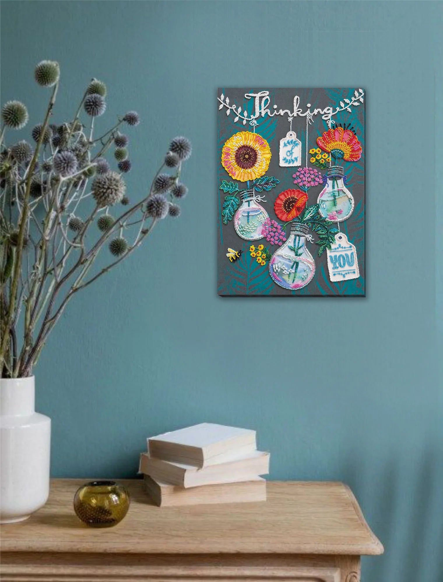 Bead Embroidery Kit Main Bead Embroidery Kit Thinking of you
