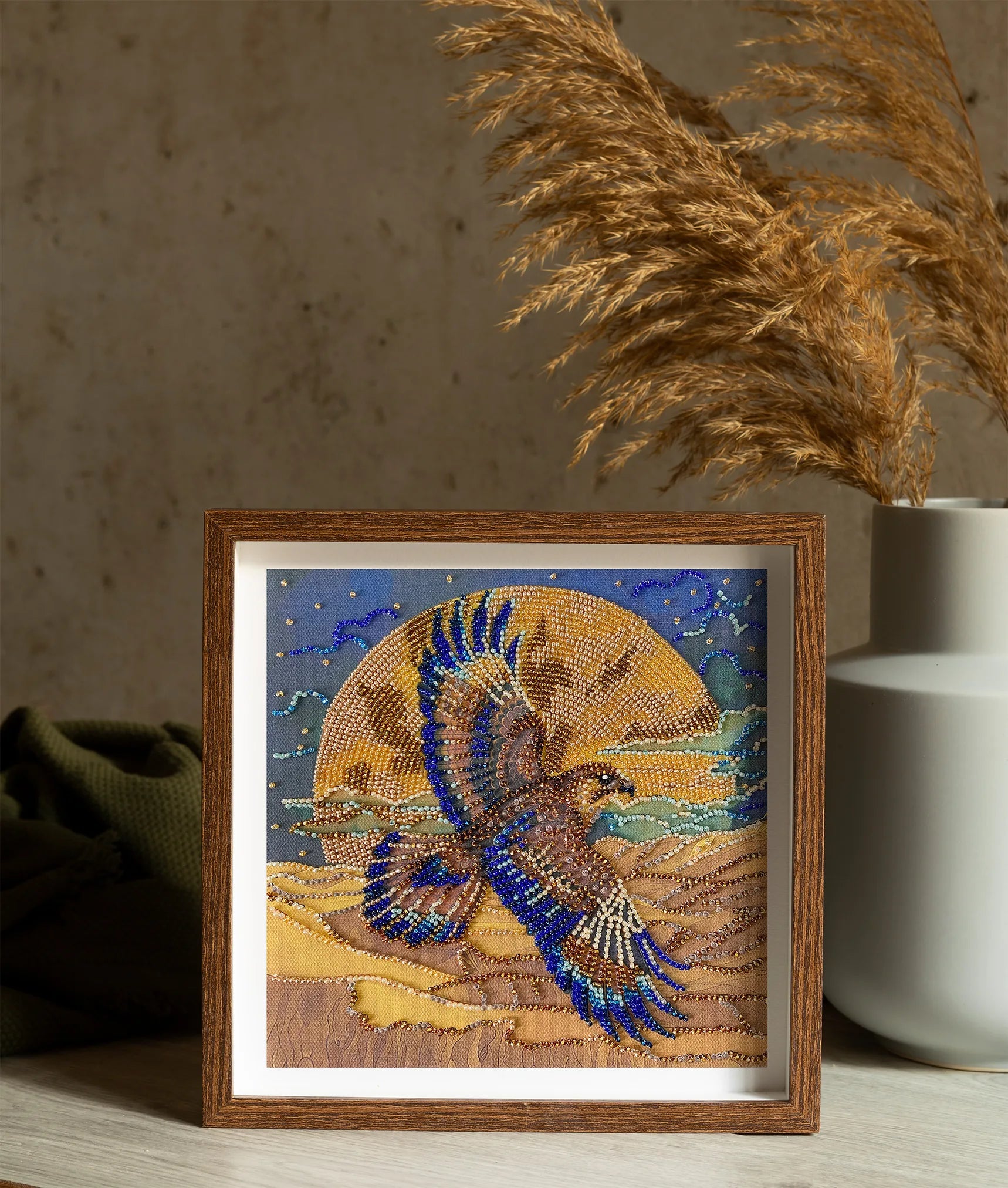 Bead Embroidery Kit Mid-sized bead embroidery kit Wings of the Desert