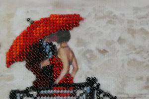 Bead Embroidery Kit Micro Beads Embroidery Kit Reflection in the water