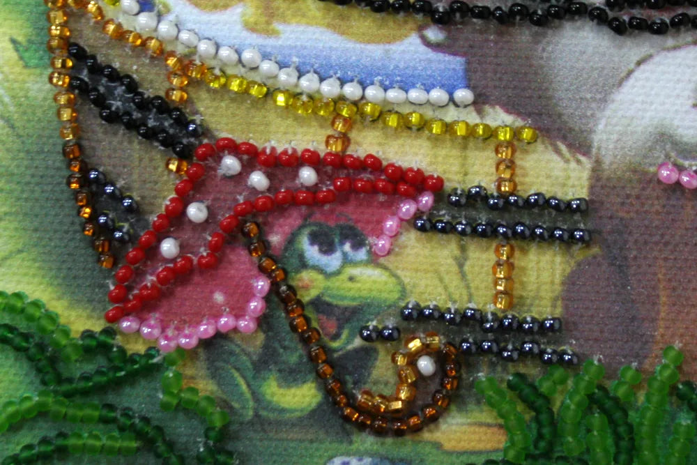 Bead Embroidery Kit Mini Bead embroidery kit Summer day